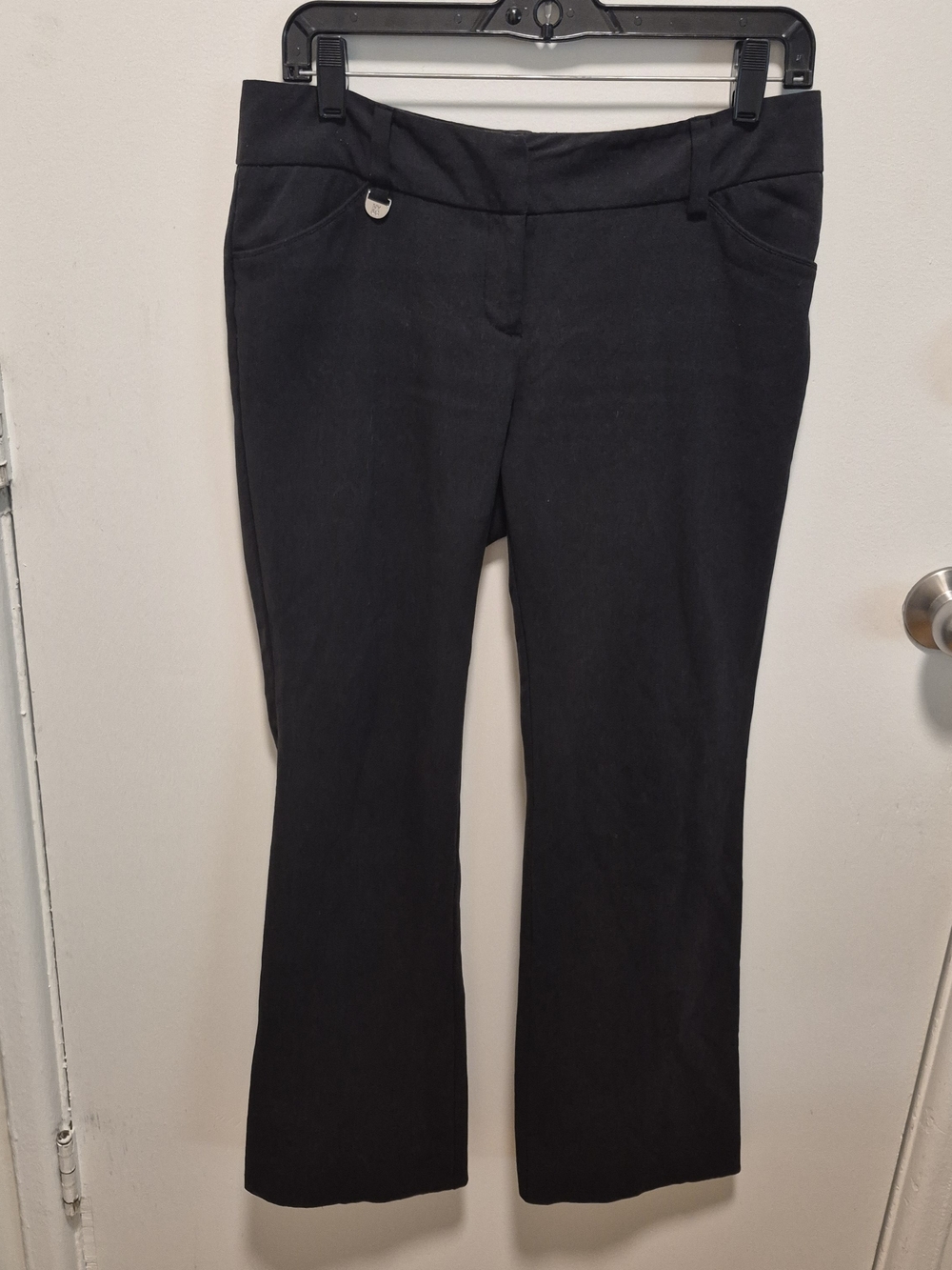 New York & Company Black Boot Cut Dress Pants
